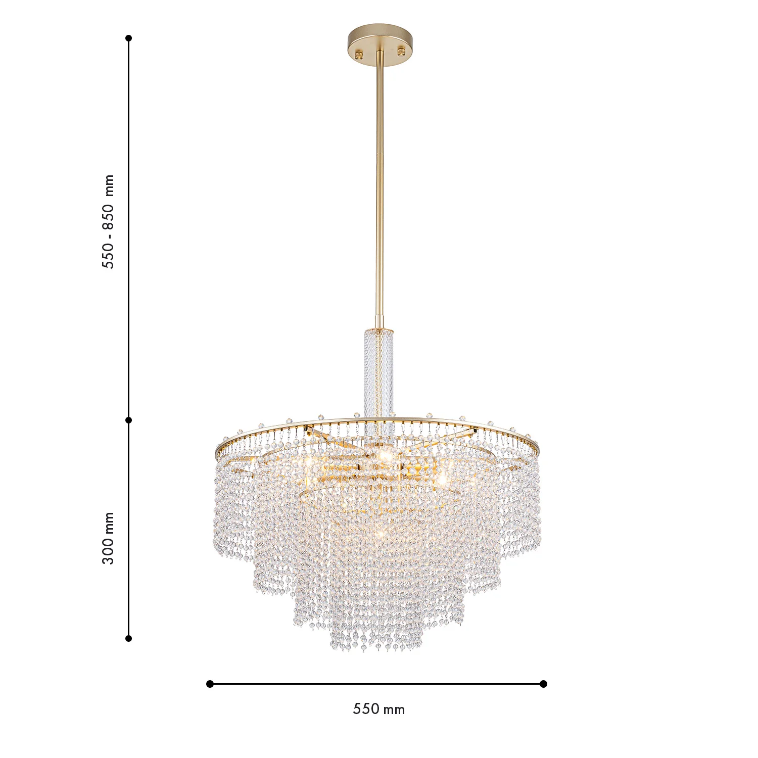 Подвесные люстры Favourite 4762-7P Fringe